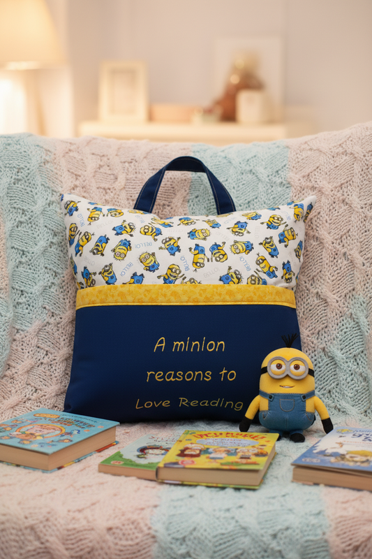 A Million Reasons to Love Reading Pillow Cover | Handmade Book Pillow