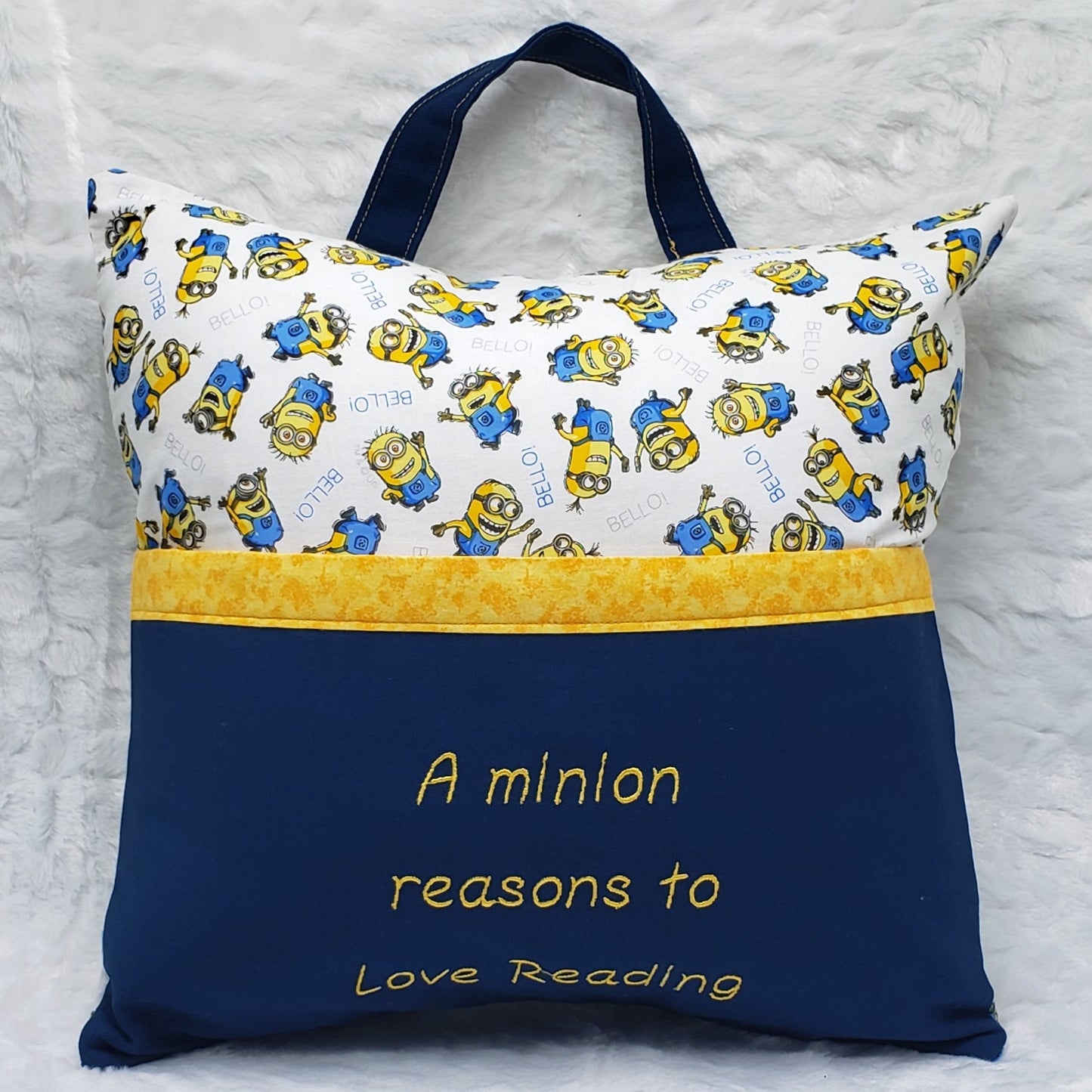 A Million Reasons to Love Reading Pillow Cover | Handmade Book Pillow