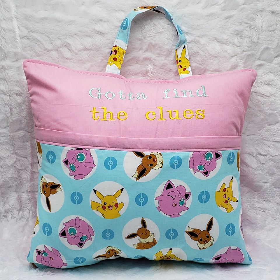 Adventure Companion Reading Pillow Cover | Handmade Character Book Pillow