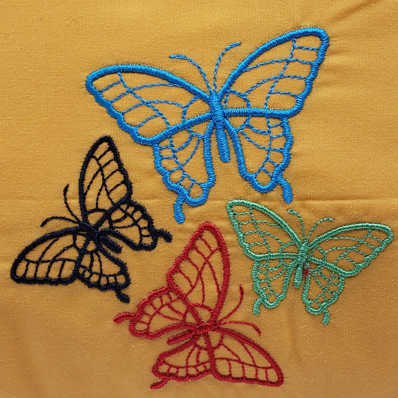Butterfly Garden Reading Pillow Cover | Handmade Book Pillow with Pocket