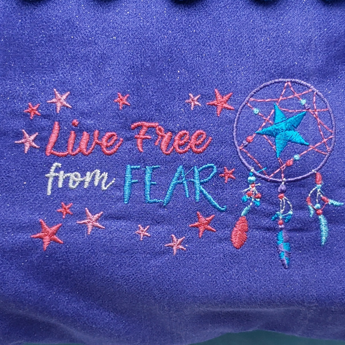 Fearless Dreams Flannel & Minky Reading Pillow Cover | Cozy Handmade Book Pillow