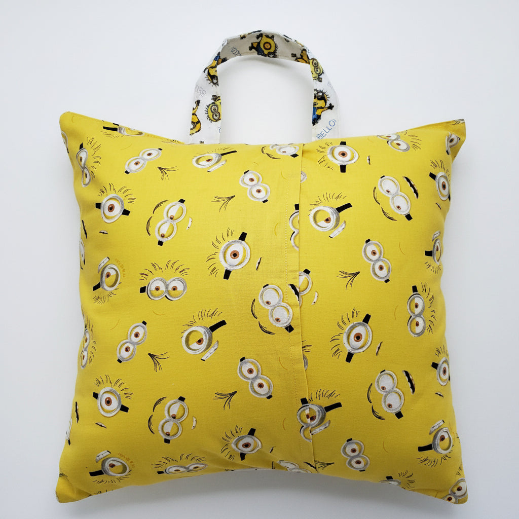 Pocket Full of Smiles Reading Pillow Cover | Handmade Book Pillow