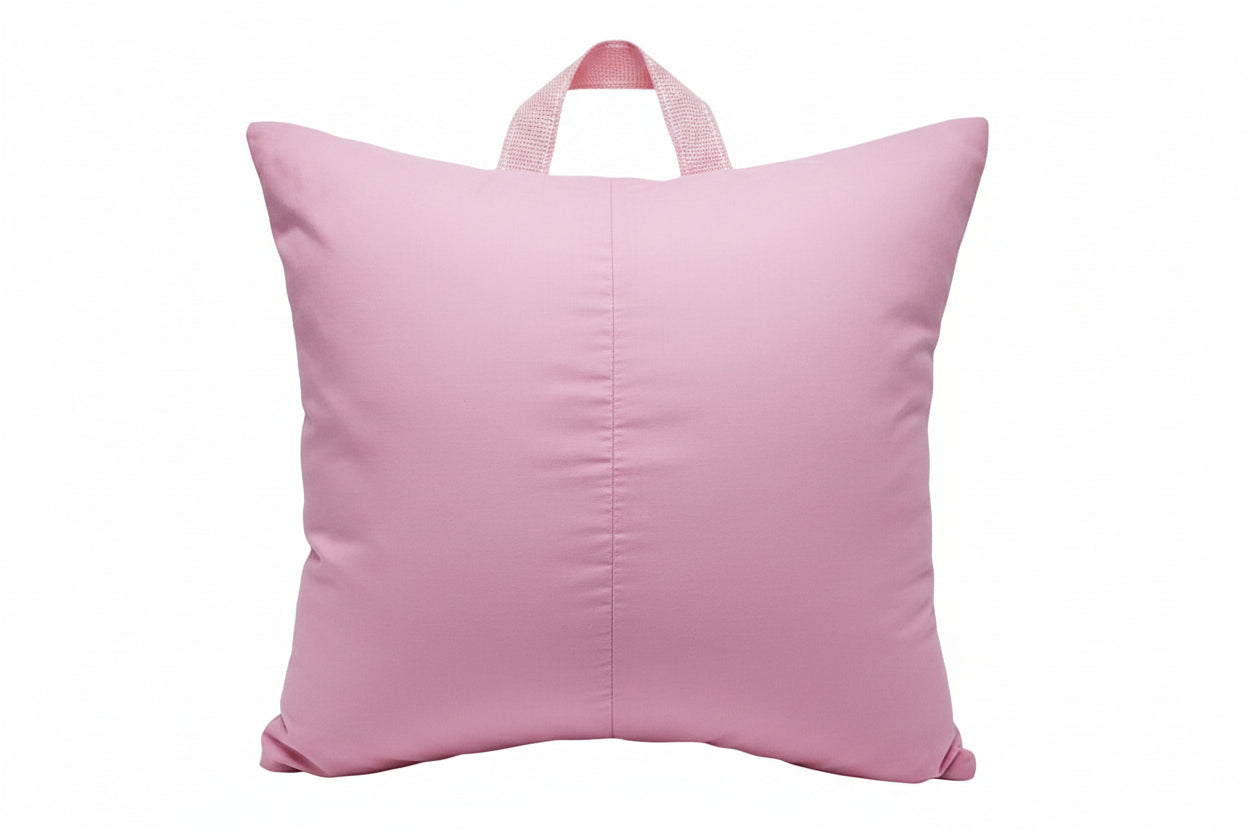 Whiskers & Wonder Reading Pillow Cover | Handmade Kitty Book Pillow with Storage Pocket